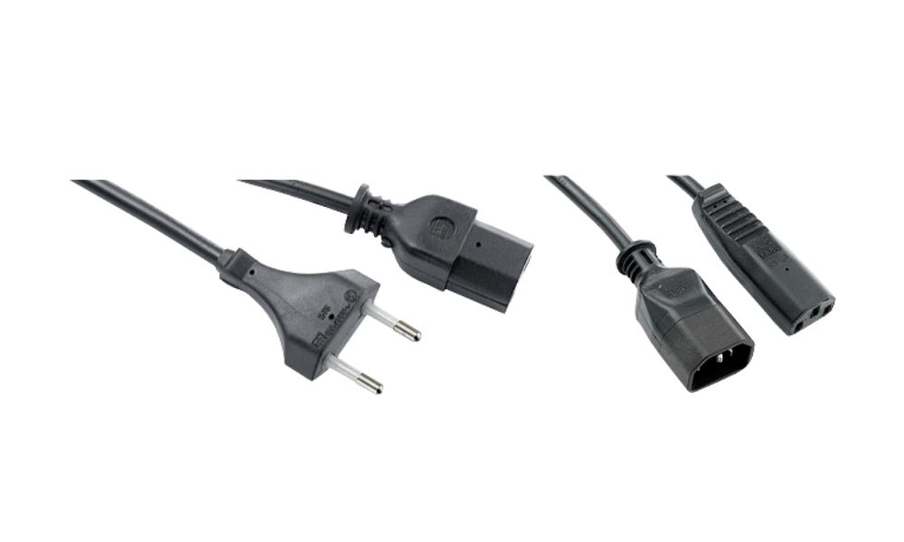 Min Tec POWER CABLES WITH BIPOLAR AND IEC PLUGS