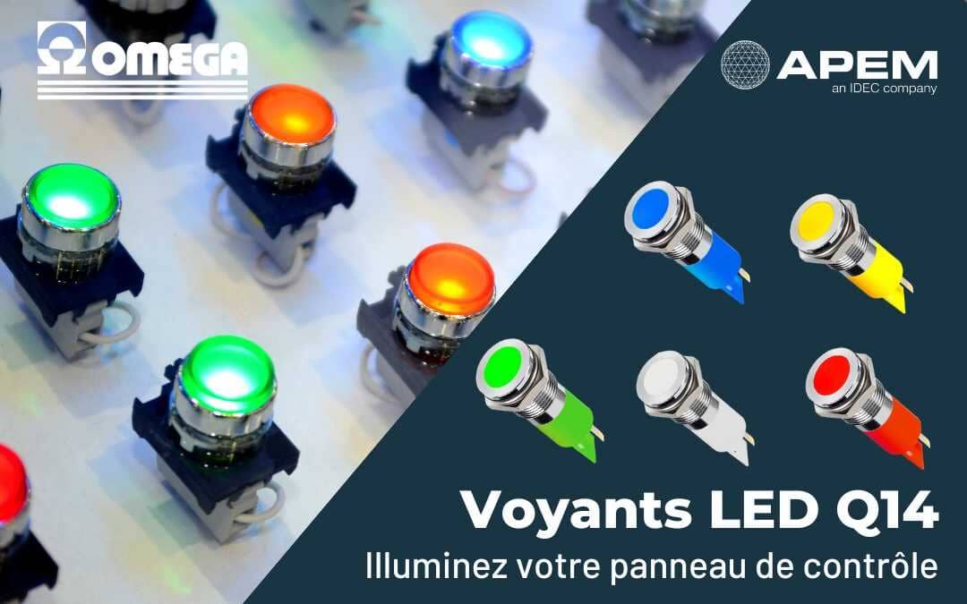 Voyants LED Q14 series Apem